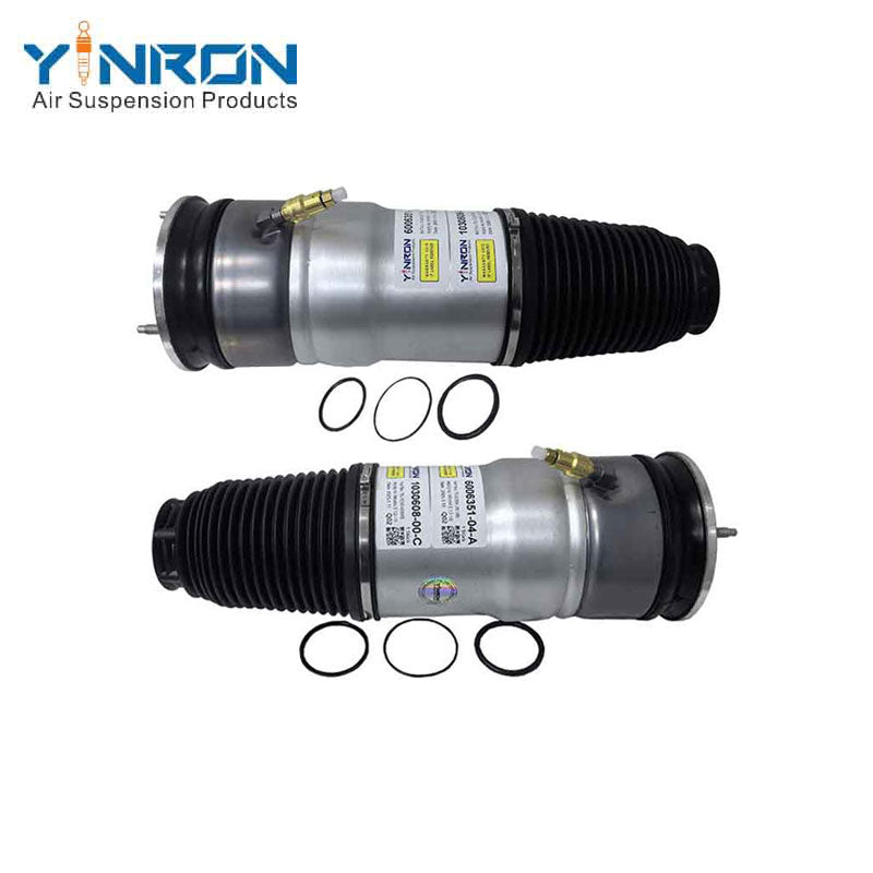 Top down view for Tesla Model S (5YJS) RWD (2012-2016) front left or front right air suspension spring pair (6006351-04-A 600635104A or 6006351-00-D 600635100D)