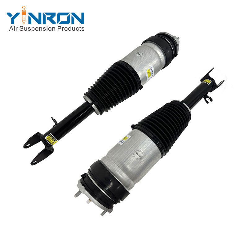 Full front view for Tesla Model S (5YJS) RWD (2016-2021) front left or front right air suspension strut pair (1067362-25-B 106736225B or 1067362-77-B 106736277B)
