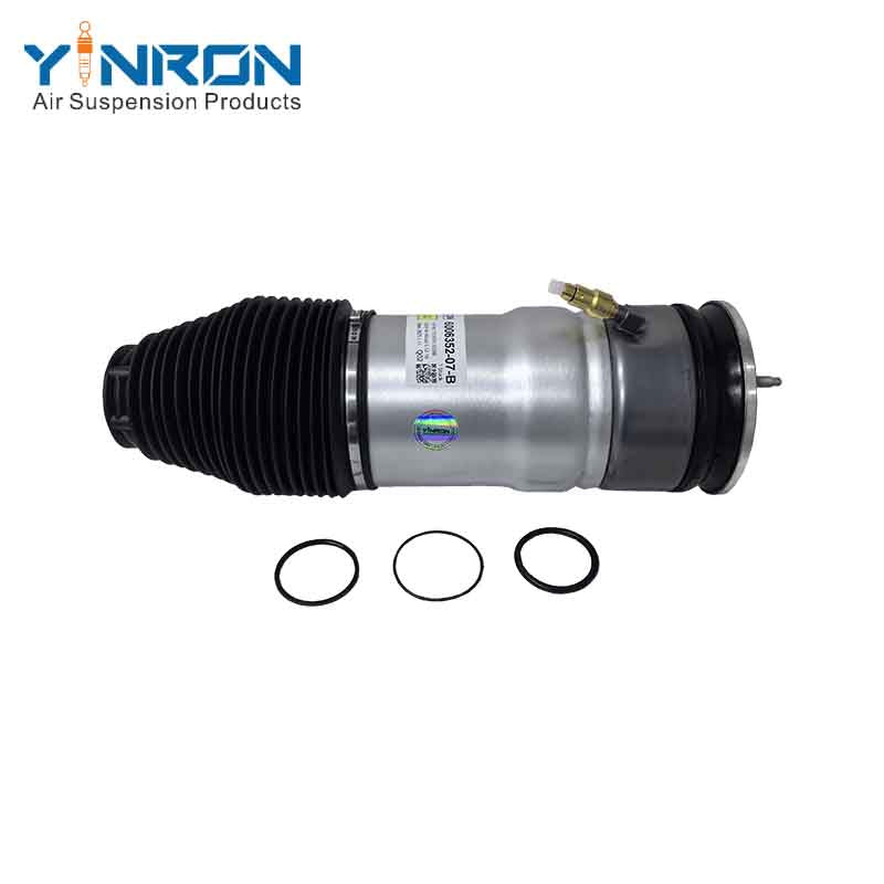 Eye-level view for Tesla Model S (5YJS) RWD / AWD (2012-2016) rear left or rear right air suspension spring (6006352-07-B 600635207B or 6006352-06-C 600635206C)