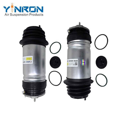 Perspective view for Tesla Model S (5YJS) RWD AWD (2016-2021) rear left and rear right air suspension spring pair (1067461-26-B 106746126B or 1067461-25-C 106746125C)