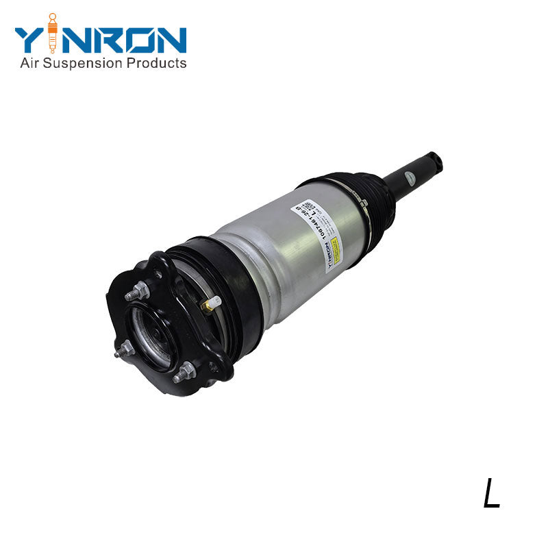 Bottom detail view for Tesla Model S (5YJS) RWD / DM AWD (2016-2021) rear left air suspension strut (1067461-26-B 106746126B)