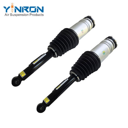 Full front view for Tesla Model S Raven ASD (2019-2022) rear left and rear right air suspension strut pair (1066461-00-D 106646100D and 1066466-00-D 106646600D)