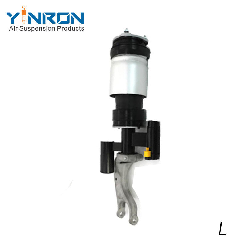 Perspective view for Tesla Model X (2019-2024) front left air suspension strut with ASD (Raven Suspension) (1027061-00-D 102706100D)