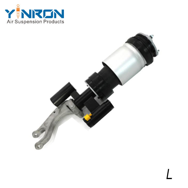 Side view for Tesla Model X (2019-2024) front left air suspension strut with ASD (Raven Suspension) (1027061-00-D 102706100D)