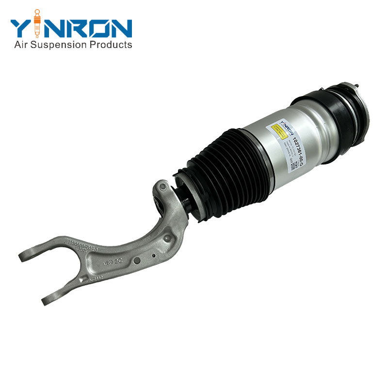 Full front view for Tesla Model X (5YJX) AWD (2015-2021) front left or front right air suspension strut (1027361-25-E 102736125E or 1027361-00-G 102736100G)