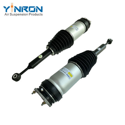 Full front view for Tesla Model X (5YJX) AWD (2015-2021) rear left and rear right air suspension strut pair (1027461-00-G 102746100G or 1027461-00-E 102746100E)