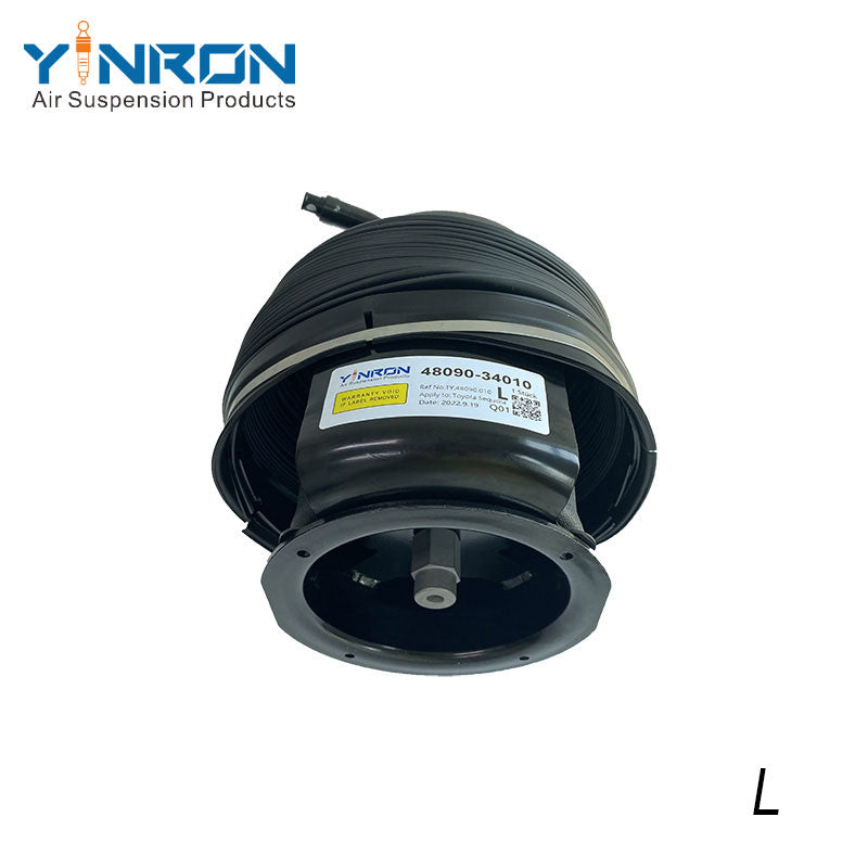 Detailed bottom view for Toyota Sequoia rear left air suspension spring (48090-34010)
