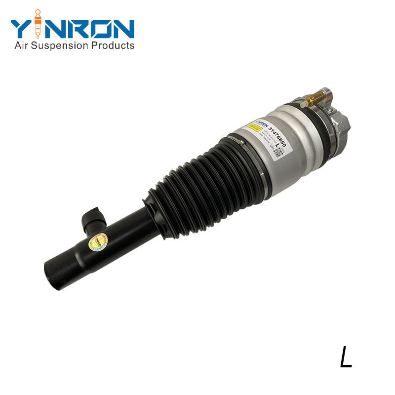 Full front view for Volvo XC60 II (2017-2024) front left air suspension strut with active 4 C suspension (31429974)