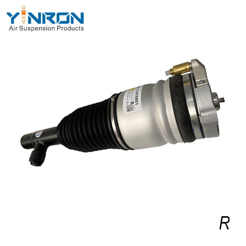 Bottom detail view for Volvo XC60 II (2017-2024) front right air suspension strut with active 4 C suspension (31429975)