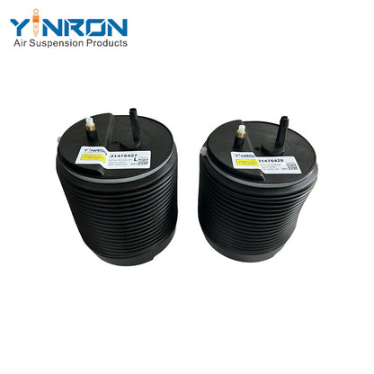 Full front view for Volvo XC60 II, V90 CROSS COUNTRY, XC40, XC90 II rear left and rear right air suspension spring pair (31476427 and 31476428)