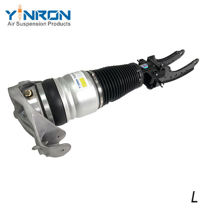 Side profile view of VW Touareg I 7L front left air suspension strut with ADS (7L6616039D)
