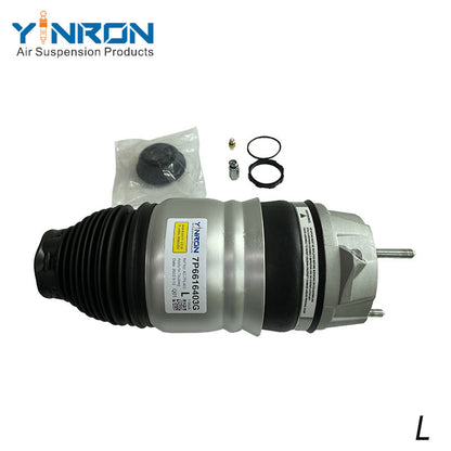 Full horizontal view of VW Touareg II 7P front air suspension spring (7P6616403G)