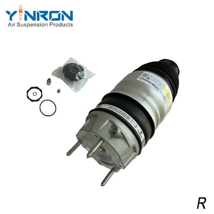 Full 45deg view of VW Touareg II 7P front air suspension spring (7P6616404G)