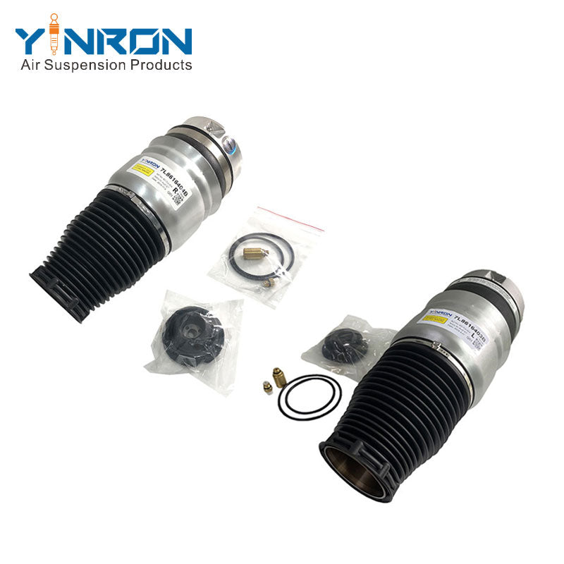 360 degree full rotation display video for VW Touareg I 7L front air suspension spring pair OEM 7L6616403B & 7L6616404B