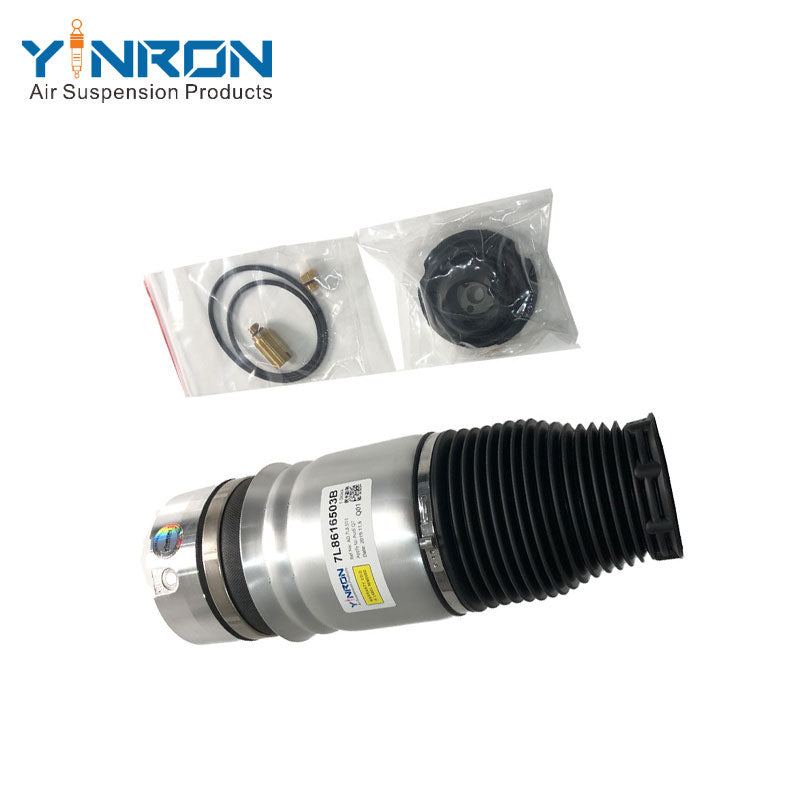 Full main front view of VW Touareg I 7L rear air suspension spring (7L6616503B)