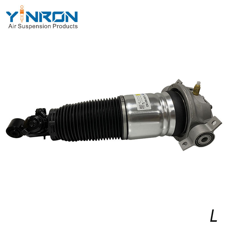 Full flat front view of VW Touareg I 7L (2003-2010) rear CDC electronic air suspension strut, OEM 7L6616019D