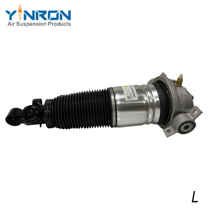 Full flat front view of VW Touareg I 7L (2003-2010) rear CDC electronic air suspension strut, OEM 7L6616019D