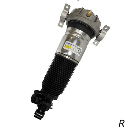 Side profile view of VW Touareg I 7L (2003-2010) right rear CDC controlled air suspension strut 7L6616020D
