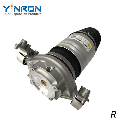 45° oblique angle view of VW Touareg II 7P rear right air suspension spring (7P6616504G)