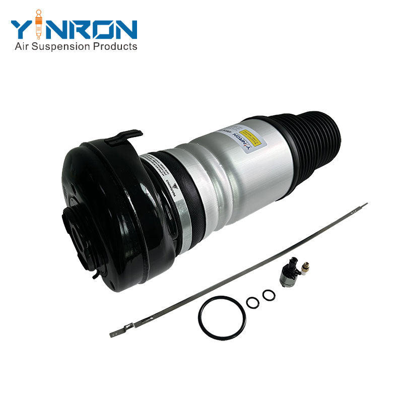 Full detail view of VW Touareg III CR front air suspension spring (4M4616039J)