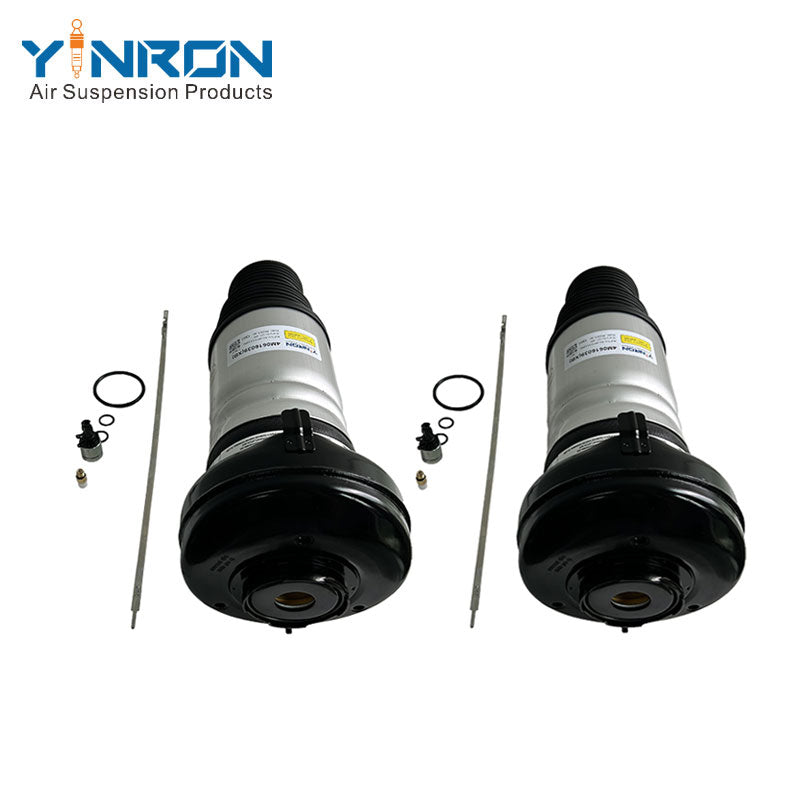 Full front view of VW Touareg III CR front air suspension spring pair (4M4616039J)