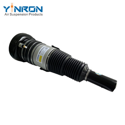 Full side view of VW Touareg III CR front air suspension strut with CDC (4M4616039J)