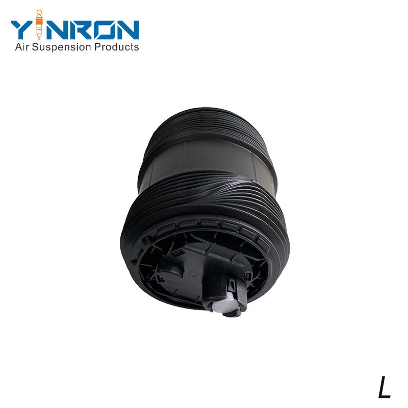 Close-up detail view of VW Touareg III CR rear left air suspension spring (4M4616001C)