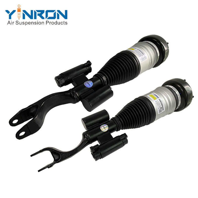Pair shot of Front Left (A2053204968) and Front Right (A2053205068) struts for Mercedes W205