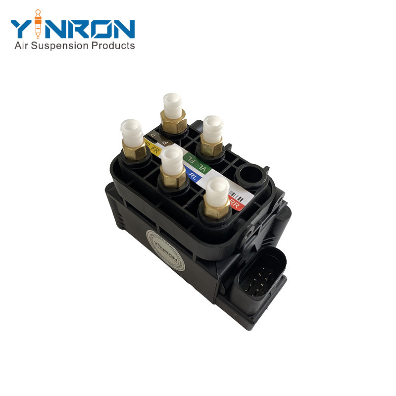 72-degree view of Mercedes-Benz C-Class W205 air suspension valve block (A0993200058)