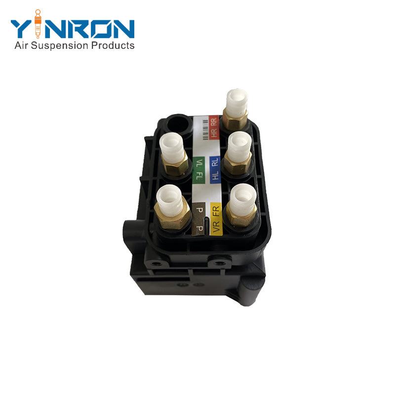 Front view of Mercedes-Benz C-Class W205 air suspension valve block (A0993200058)