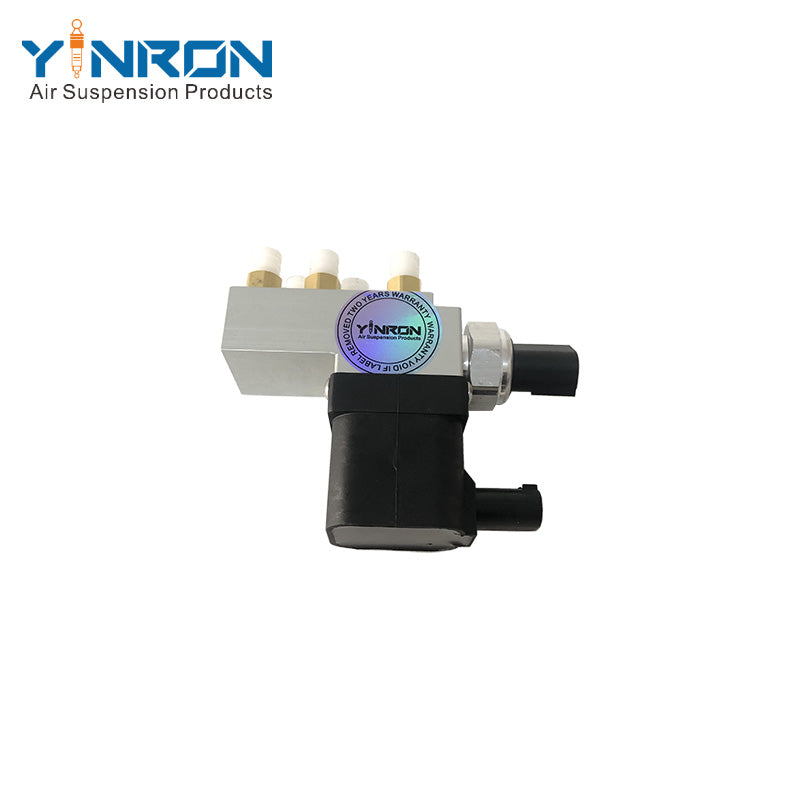 Flat view for Mercedes-Benz E-Class W211 S211 air suspension valve block (A2113200158)