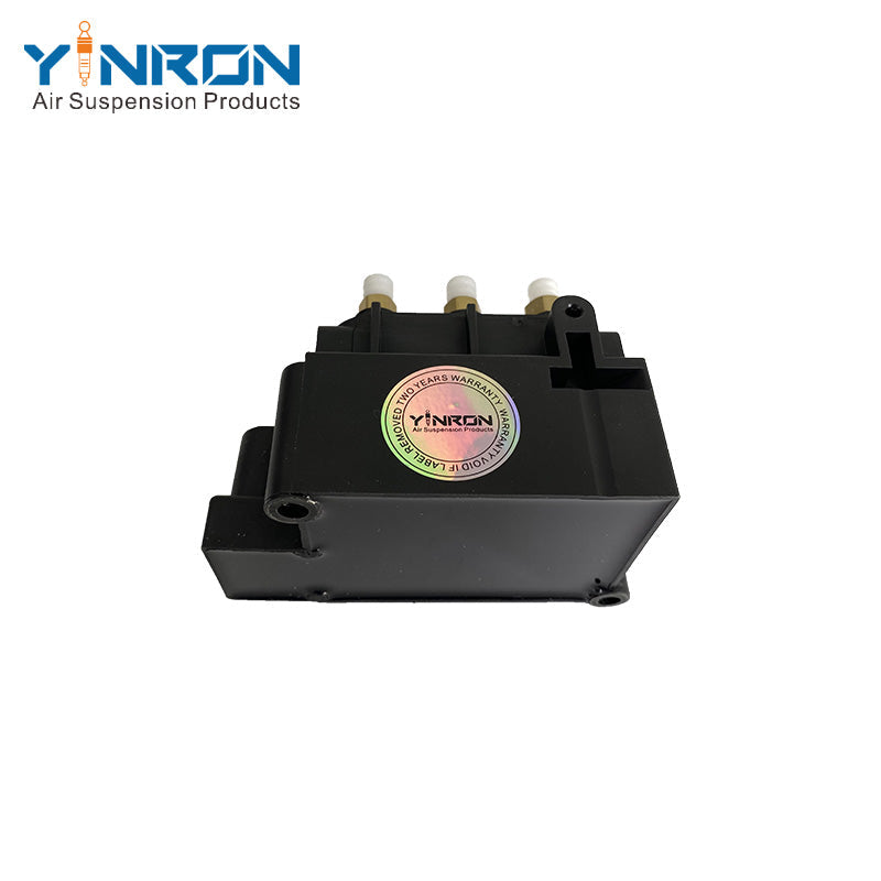 Bottom logo detail view for Mercedes-Benz GLE Class C292 air suspension valve block (A2123200358)