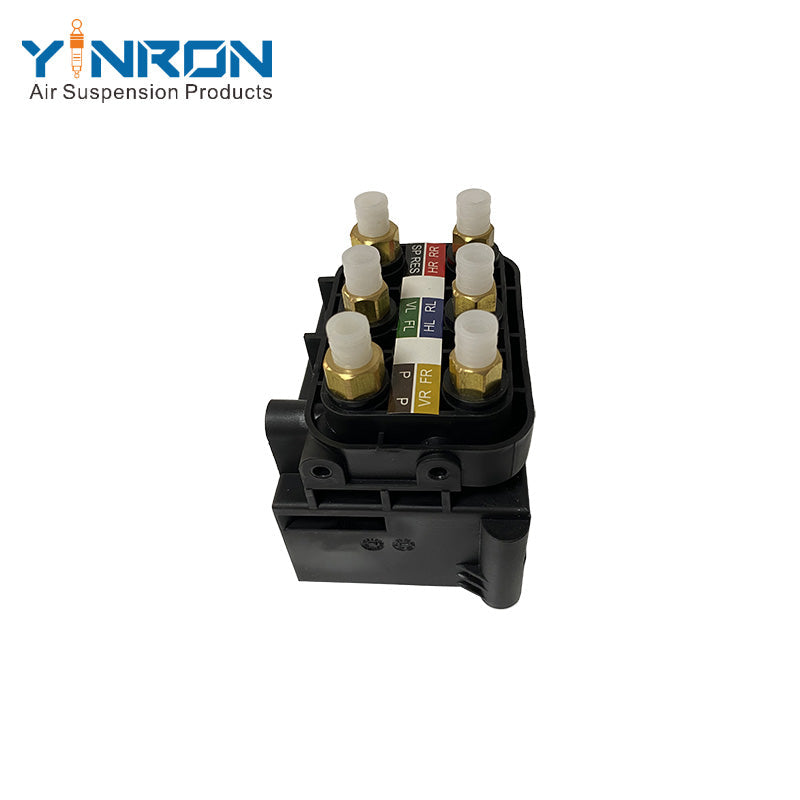 Detailed view of Mercedes-Benz GLE-Class W253 air suspension valve block (A0993200100)
