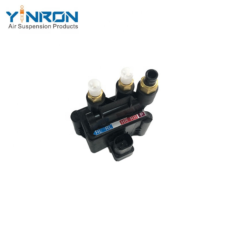 Side view of Mercedes-Benz R-Class W251 air suspension valve block (A2513200158)